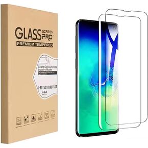 Screen Protector for Samsung Galaxy S10 Tempered Glass Film 9H Hardness Scratch Resistant HD Clear[2-Pack]