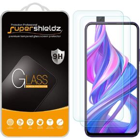 Supershieldz (2 Pack) Designed for Huawei Honor 9X and Honor 9X Pro Tempered Glass Screen Protector, Anti Scratch, Bubble Free