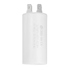 CBB60 100uF Run Capacitor Double Insert 450V AC 25/085/21 ±5% 50/60Hz Cylinder 93x49mm White for Air Compressor Water Pump Motor
