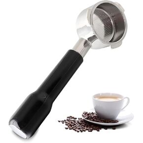 51 مم قاع portafilter متوافق مع آلة الإسبريسو Gevi ، 51 مم portafilter 3 أذني مقهى باريستا Fits ل yabano شملت بورتافيلتر سلة سلة الإسبريسو espresso