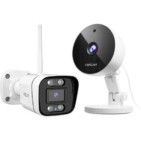 FOSCAM 3K 5MP Security Cameras Wireless Outdoor,3K 5MP Indoor Security Camera Magnetic Pet/Baby Camera