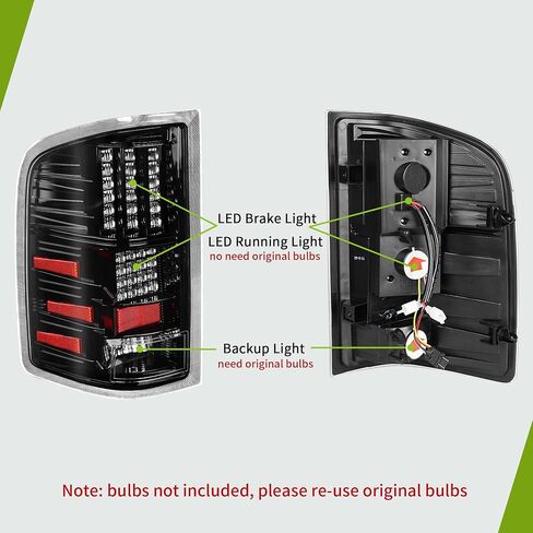 AUTOSAVER88 LED Tail Lights Compatible with 2001-2006 Chevy Suburban 02-06 Tahoe, Tail Lamps for GMC Yukon 2002-2006 (Smoke Lens Replacement Assembly DO NOT FIT BARN DOOR MODELS) in Saudi Arabia