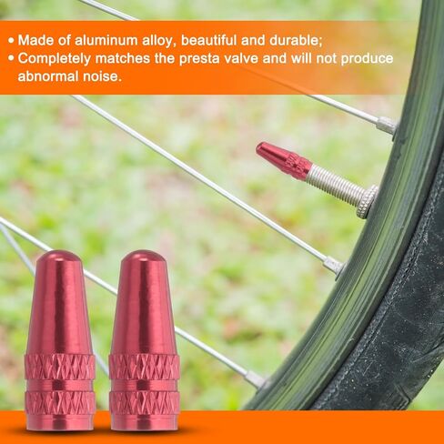 Harfington Pike Valve Caps Anodized Aluminium Road Road Bicycle Air Tire Valve Caps Caps Dust Racing in Saudi Arabia