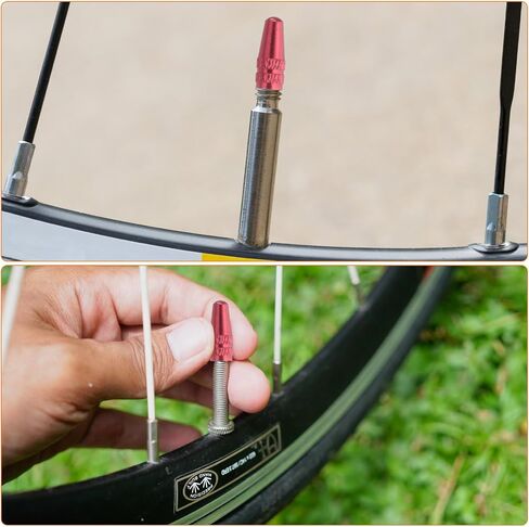 Harfington Pike Valve Caps Anodized Aluminium Road Road Bicycle Air Tire Valve Caps Caps Dust Racing in Saudi Arabia