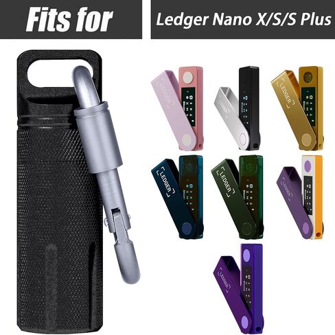 Aenllosi for Ledger Nano X BTC Bitcoin Crypto Hardware Wallet Aluminum Alloy Case in Kuwait