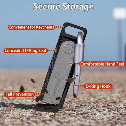 Aenllosi for Ledger Nano X BTC Bitcoin Crypto Hardware Wallet Aluminum Alloy Case in Kuwait