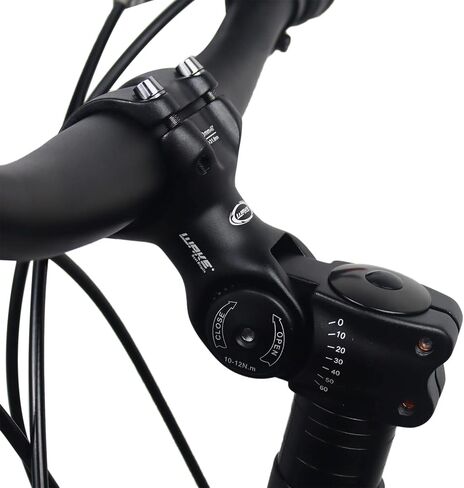 Wake Bike stem 25.4 31.8 0-60 Degree 90mm 110mm 130mm，Bike Adjustable stem for Mountain Bike, Road Bike, MTB, BMX, Cycling in Kuwait