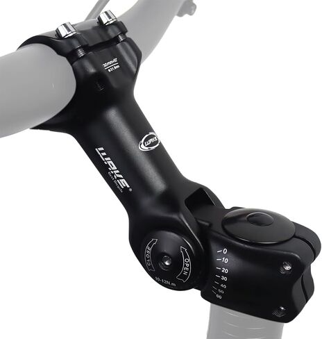 Wake Bike stem 25.4 31.8 0-60 Degree 90mm 110mm 130mm，Bike Adjustable stem for Mountain Bike, Road Bike, MTB, BMX, Cycling in Kuwait