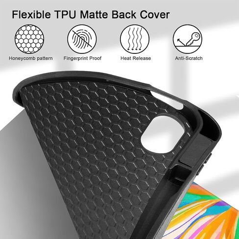 Mektron Case for 2025 iPad 11 inch A16 11th Gen Fit iPad 10th Generation 10.9 inch 2022, Tablet Cover with Trifold Stand + Pencil Holder + Auto Wake/Sleep + TPU Back Cover, Watercolor FlowerC328 in Saudi Arabia