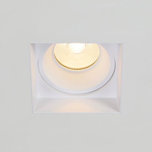 Maxxima 2" Trimless Ultra-Thin Recessed Anti-Glare LED Downlight Canless IC Rated 600 Lumens 5 Color Temperature Selectable 2700K/3000K/3500K/4000K/5000K Dimmable 90 CRI 5 CCT Square Slim J-Box Incl. in Kuwait