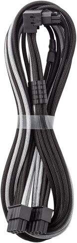 Cablemod e-series pro modflex sleeved 12v-2x6 12vhpwr 90 ° STealthSense PCIe cable for EVGA g / g+ / p+ / t-pariant b (أبيض ، 16 دبوسًا إلى 8 دبل ، 60 سم) in Saudi Arabia