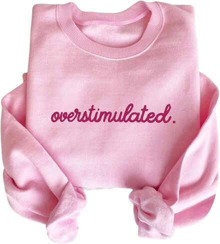 Soly Hux Crew Neck Neck Long Long Pullover Sweatshirts Letter Graphic قمم القميص فضفاضة in Kuwait