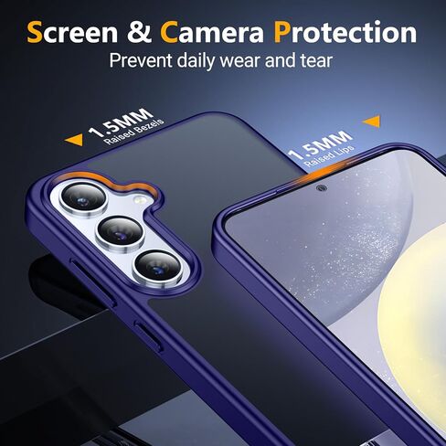 SPIDERCASE Magnetic for Samsung Galaxy S24 Plus Case,[3 Stand Ways][ Military Grade Drop Protection] with Invisible Stand Shockproof Cell Phone Holsters,Clear in Kuwait