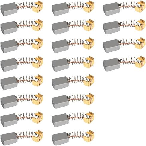 20PCS Electric Motor Carbon Brush Angle Grinder/DC Motor/Cutting Machine/Polishing Machine Replacement Parts,7x11x18mm in Kuwait