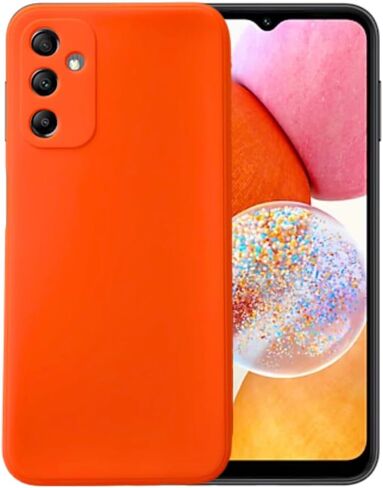 Compatible with Samsung Galaxy A14 Soft Liquid Silicone Gel Cell Phone Mobile Basic Back Case Cover (Teal) in Saudi Arabia