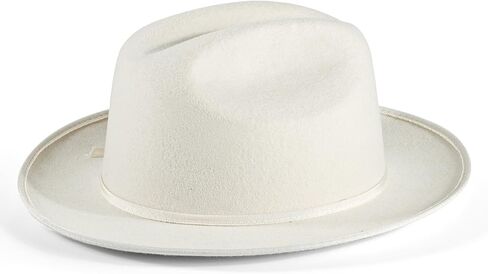 Open Road Hat Fedora Hat Pure Wool Felt Hat Vintage Rancher Hat Airway Vented Panama Hats for Men Women in Kuwait