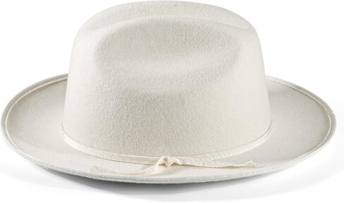 Open Road Hat Fedora Hat Pure Wool Felt Hat Vintage Rancher Hat Airway Vented Panama Hats for Men Women in Kuwait