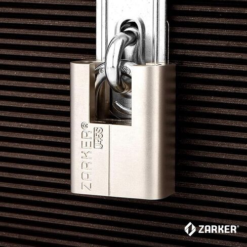 J45S keyed Padlock, Heavy Duty Stainless Steel Shackle Lock, Waterproof and Rustproof Storage, Warehouses, Garage, Outdoors, 1-Pack in Kuwait