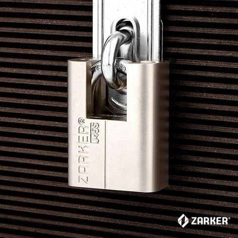 J45S keyed Padlock, Heavy Duty Stainless Steel Shackle Lock, Waterproof and Rustproof Storage, Warehouses, Garage, Outdoors, 1-Pack in Kuwait