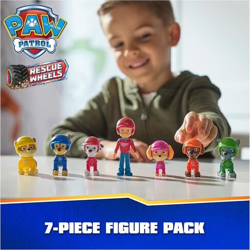 Paw Patrol: Rescue Wheels, 6-Piece Pup Squad Racers, Toy Cars Gift Set, Kids Toys for Boys & Girls Ages 3 and Up in Saudi Arabia