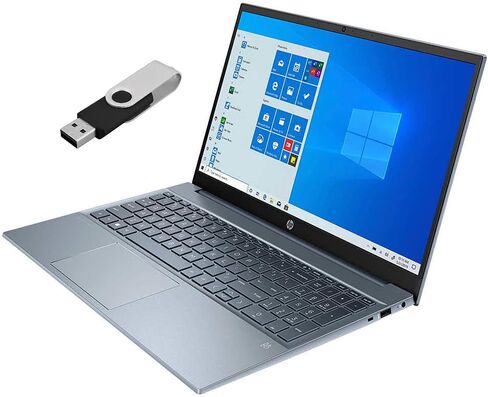 HP Pavilion 15T-EG200 2023 Business Laptop 15.6" FHD IPS Touchscreen 10-Core Intel i7-1255U 16GB DDR4 1TB SSD NVIDIA GeForce MX550 2GB GDDR6 Wi-Fi 6 Backlit Keyboard Windows 11 Home w/ONT 32GB USB in Saudi Arabia
