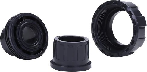 DERNORD 2 Pack UPVC Union Pipe Fitting, 1 inch Slip Union Coupling Adapter, Schedule 80, EPDM O-ring, Socket x Socket in Kuwait