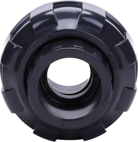 DERNORD 2 Pack UPVC Union Pipe Fitting, 1 inch Slip Union Coupling Adapter, Schedule 80, EPDM O-ring, Socket x Socket in Kuwait