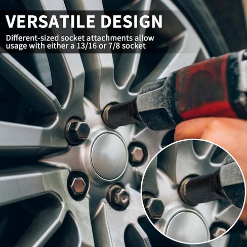 2 قطعة 6 spline و 7 spline مجموعة المقبس الجوز ، spline lug nut lock ، أداة إزالة الجوز العجلة لسهولة التثبيت وإزالة المكسرات العربية على عجلات ما بعد البيع in Saudi Arabia