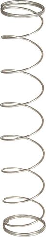 Handyman Springs SP 9702 Compression Spring, Spring Steel Construction, Nickel-Plated Finish, 0.032 GA x 3/8 In. x 3/4 In. (6 Pack) in Kuwait