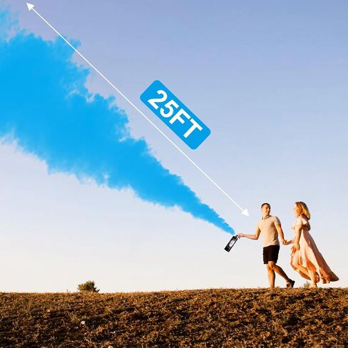 Giant Gender Reveal Fire Extinguisher-2 Packs | Smork Powder Blaster for Gender Reveal Party Ideas | Pink Fire Extinguisher Gender Reveal Suitable Girl Baby | Blasts 20+ Feet in Kuwait