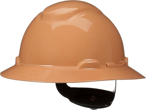 3M Hard Hat SecureFit H-800 Series Full Brim Style Safety Helmet with Uvicator Sensor, 4-Point Pressure Diffusion Ratchet Suspension, ANSI Z87.1 in Kuwait