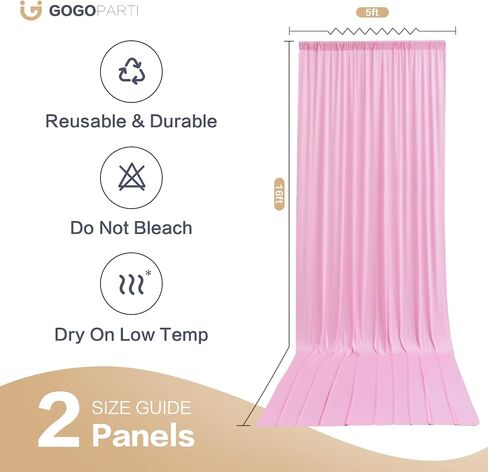 20x16ft White Backdrop Curtain for Party, 4 Panels Wrinkle Free 16 Foot Long Polyester Photo Backdrop Drapes Photography Background for Wedding Birthday Gathing in Saudi Arabia