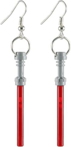 LEGO Lightsaber Earrings Green Jewelry in Saudi Arabia