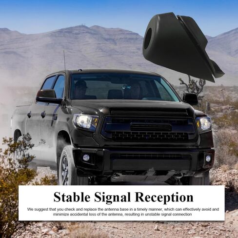 Antenna Base, Car Antenna Base Replacement, 86392-35031 Rubber Antenna Bezel Ornament, Car Radio Antenna Ornament Grommet Mount Antenna Topper Compatible with Toyota FJ Cruiser (86392-35031) in Kuwait