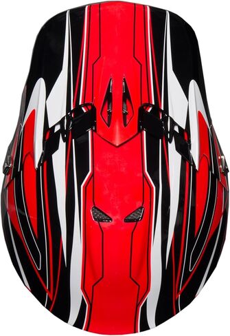 Raider 2131914 GX3 Unisex-Child MX Off-Road Helmet (Black/Silver, Youth Medium) in Saudi Arabia