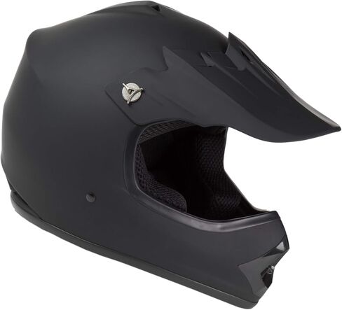 Raider 2131914 GX3 Unisex-Child MX Off-Road Helmet (Black/Silver, Youth Medium) in Saudi Arabia