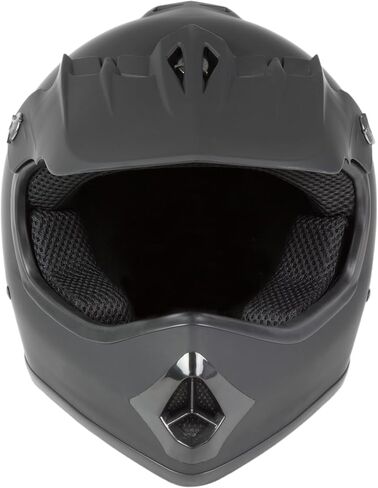 Raider 2131914 GX3 Unisex-Child MX Off-Road Helmet (Black/Silver, Youth Medium) in Saudi Arabia