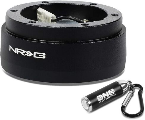 Generic NRG Innovations SRK-185H Steering Wheel Short Hub Adapter Kit + LED Keychain Flashlight, black (NRG-SRK-185H) in Saudi Arabia
