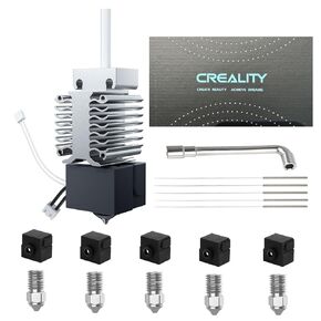 Creality Original Upgrade Ender 3 V3 SE Hotend, Copper Alloy Nozzle, Support High Speed Printing, with 5PCS Silicone Socks, 3PCS 0.4mm Nozzle, 2PCS 0.6mm Nozzle, Nozzle Wrench, Stainless Steel Needles