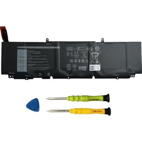 56Wh 5XJ6R Laptop Battery Replacement for Dell XPS 17 9700 9710 9720 9730 Precision 5750 5760 5770 Series P92F P92F001 P92F002 P92F003 01RR3 XG4K6 F8CPG OF8CPG KVPMY 0YY3V KRDHV 11.4V 4667mAh