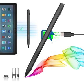 USI 2.0 Stylus Pen for Chromebook, 4096 Pressure Sensitivity USI Stylus Pen for Amazon Fire Max 11, Lenovo Chromebook Duet, Acer chromebook Spin314, HP, Google Pixel Tablet Stylus