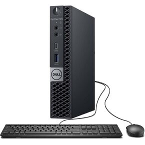 Dell OptiPlex 7070 Business Mini Desktop Computer, Core i7-8700, 32GB DDR4 RAM, 1TB SSD, Displayport, Keyboard and Mouse, Windows 10 Pro (Renewed)