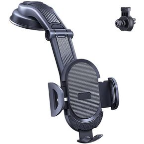 YuYue Electronic Car Cell Phone Holder for Car High-Grade Super Suction Universal Holder Compatible with Hands-Free Phone Car Dashboard Windshield Air Vent