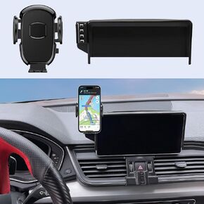 Car Phone Holder Mount Fit for Audi A4 2017-2019/Q5 2018-2020(Only fits for 8.3-inch Screen), Car Dashboard Mount,Thick Cases Friendly Fit for iPhone/Android and All Smartphones