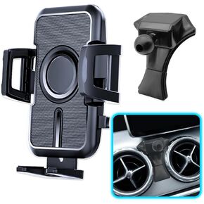 WAAPAK Car Phone Holder Mount 2015-2020 Mercedes Benz GLA-Class and 2014-2019 CLA-Class Auto Accessories Interior Decoration Smartphone Thick Case Cradles Navigation Bracket iPhone