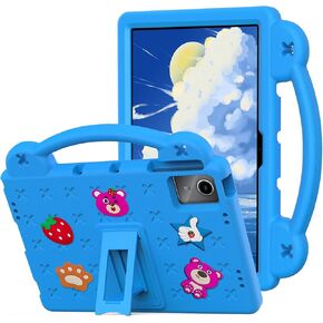 Dteck Case for Onn 11" Tablet Pro 2023, Cartoon Panda Shockproof Rugged Lightweight Convertible Stand Handles Kids Friendly Case for Onn 11 inch Tablet Pro 2023 (Model:100110027) 11" Tablets, SkyBlue