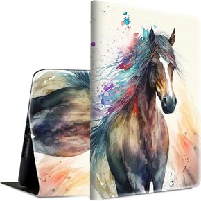 for Samsung Galaxy Tab S6 Lite Case 10.4 inch 2022/2020 Release Lightweight Smart Case PU Leather Adjustable Stand Protective Cover with Auto Wake/Sleep - Floral Flower