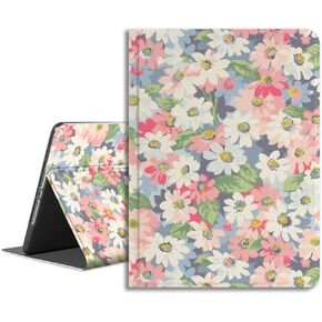 Compatible with iPad Case 9/8/7th Gen 10.2" / iPad Air 3rd 10.5" Folio Protective Cover Shell, Leather with Pencil Holder,Black Cool Stylish Van Gogh Famous Painting Head of a Skeleton