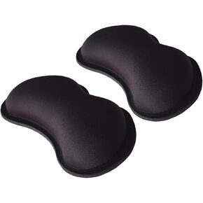 النفق الرسغي المريح مريحًا للمكاتب المحمولة للمكتب الحاسوبية للمعصم من أجل Mouse Black Pack من 2