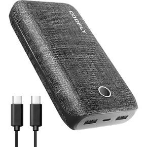 Portable Charger, 20000mAh Power Bank with USB C in&Out 20W High-Speed Recharging Battery Pack Compatible with iPhone,Android etc